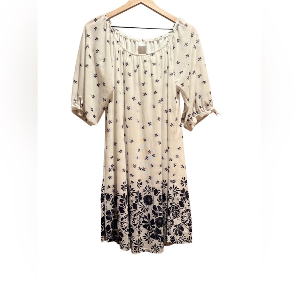 Siren Lily Straight A-Line Floral Print Dress